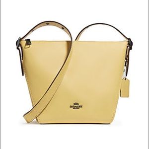 Coach leather shoulder bag